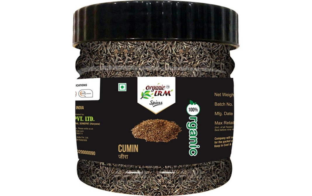 Organic LRM Cumin    Glass Jar  250 grams